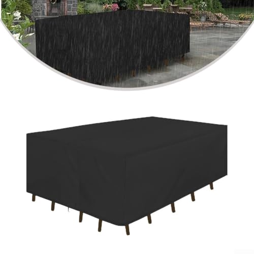 Housse salon de jardin stable face au vent bâche imperméable - 5