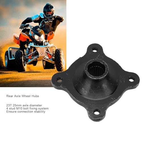 CHEOTIME 23T 25mm Rear Axle Wheel Hub, 4 Stud Wheel Rim Hub Rear Axle Hub Assembly Steel Alloy Wheel Rim Hub for 7in Rim Tire Wheel 50 70 90 110 ATV Quad by CHEOTIME - Image 3