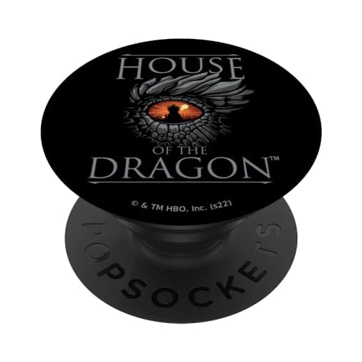 House of the Dragon In The Eye Of The Dragon PopSockets PopGrip Intercambiable