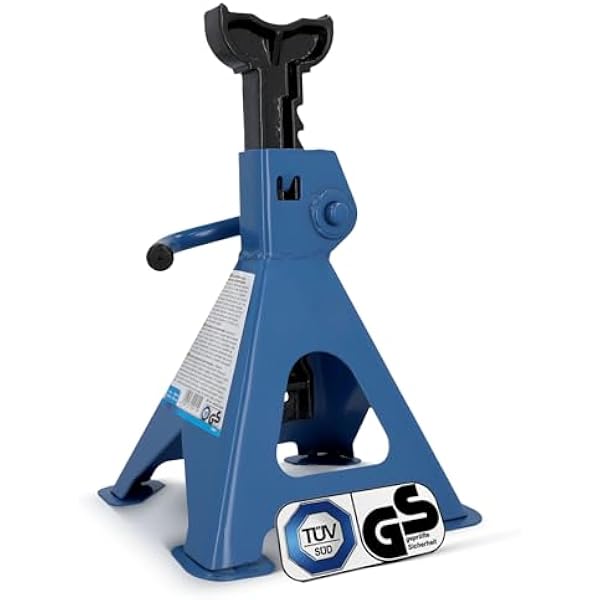 CARTREND Profesjonalny stojak, udźwig 2 ton, do prac pod pojazdem, regulacja wysokości od 256 mm do 411 mm