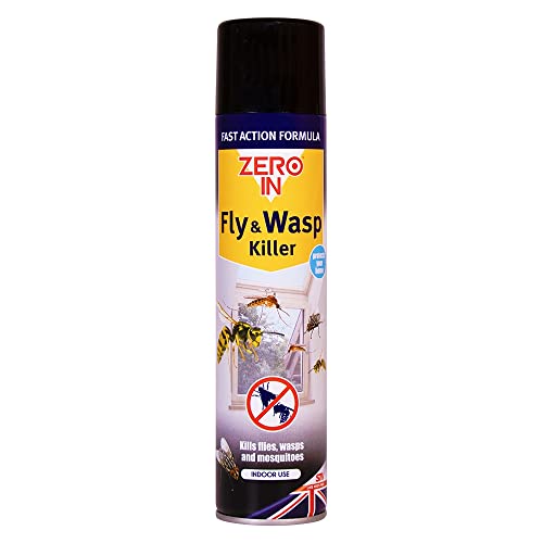 hep® Fly & Wasp, mosquitoes Killer spray 300ml Aerosol Indoor use (Pack of 1-300ml)