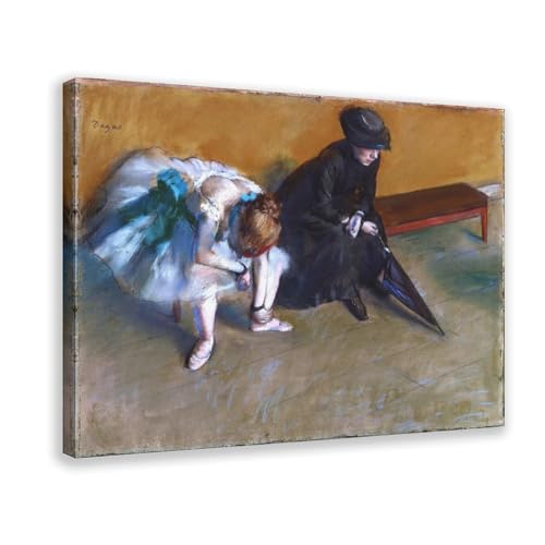 Impression sur toile Waiting Edgar Degas - Sublimez le décor de votre bureau et salon