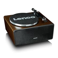 Lenco LS-470WA Platine Vinyle Tout-en-Un avec Haut-Parleurs Intégrés (80W), Bluetooth, Entraînement par Courroie, et Cellule Audio Technica – Finition Noix Élégante - Les Beatles, Paul McCartney, John Lennon, RIngo Starr, George Harrison Lenco LS-470WA Platine Vinyle Tout-en-Un avec Haut-Parleurs Intégrés (80W), Bluetooth, Entraînement par Courroie, et Cellule Audio Technica - Finition Noix Élégante – Image 4