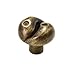 Carpe Diem Hardware 900-3 Feng Shui Ying Yang Large Round Knob, 1-1/4-Inch, Antique Brass
