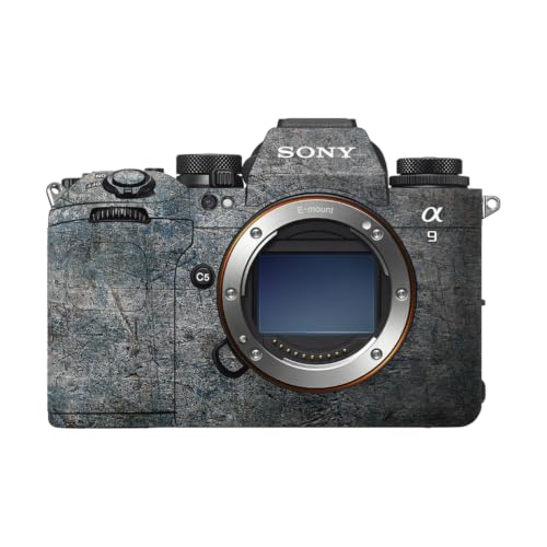 Image of Camera Skin Compatible with Sony Alpha 9 III (2024) - Shadow Concrete - Premium 3M Vinyl Protective Wrap Decal Cover - Easy to Apply | Crafted in the USA by MightySkins