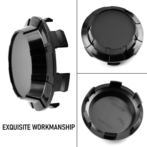 RTRHINOTUNING 4pcs 83mm Wheel Center Caps Compatible with Sierra Yukon 8963143 9595891 Black Hub Cap for Rim by RTRHINOTUNING - Image 7