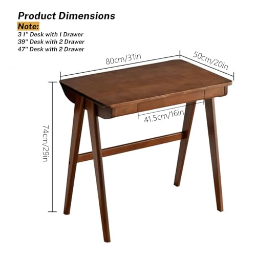 Bureau de 31 pouces avec tiroirs pour petits espaces sans compromis - 3