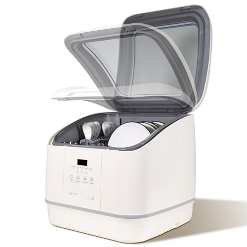 YOAIJO Mini Tischgeschirrspüler, 6.8L Kapazität, 7 Programme (inkl. Baby-Pflege), Touchscreen, für Wohnmobil, Kleine Wohnung, Mietwohnung | Wassersparend & Energiefreundlich YOAIJO Mini Tischgeschirrspüler, 6.8L Kapazität, 7 Programme (inkl. Baby-Pflege), Touchscreen, für Wohnmobil, Kleine Wohnung, Mietwohnung | Wassersparend & Energiefreundlich