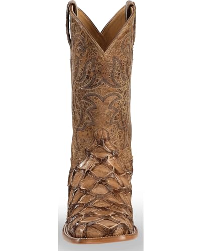 Cody James Men's Pirarucu Exotic Boot Broad Square Toe - Bbme4044