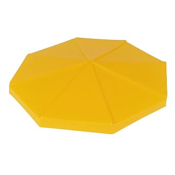 UltraTech 0498 Optional Snap-On Cover, Yellow, For Global Ultra-Drum Funnel