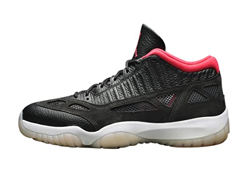 Nike Men's Air Jordan 11 Low Shoes, Black/True Red-multi-color, 11