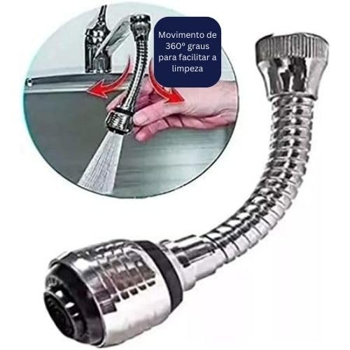Extensor Pulverizador Flexível de Torneira