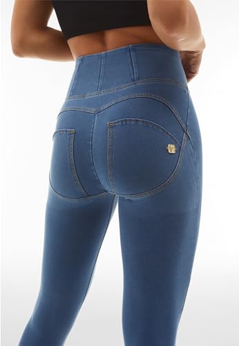 Jeggings 7/8 Freddy WR.UP® WRUP4HC002ORG de alta costura elástica con efecto push-up en talla XL 5