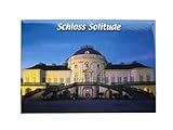 schloss solitude cafe  Foto-Magnet Stuttgart, Schloss Solitude, ca. 8 x 5,4 cm