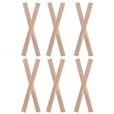 Ipetboom 12pièces Renforts de Guitare Acoustique Bois Naturel Bandes de Bordure et Filets Décoratifs pour Réparation et Marqueterie