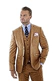 Men's Linen Suits 3-Piece Slim Fit Lightweight Jacket Vintage Wedding Dress Tuxedo Blazer Vest Pant