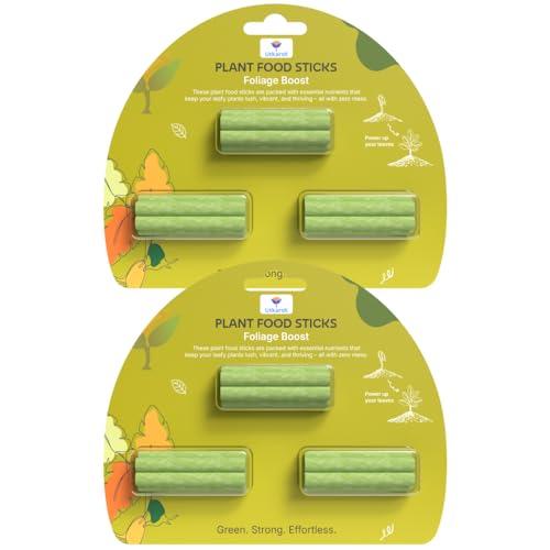 Image of Utkarsh All Plant Food Sticks for Foliage /Green Leaves - Combo Pack of 2 | Natural & Organic Nutrition for All Indoor & Outdoor Home Garden Plants | Multi-Purpose Natural Plant Growth Booster