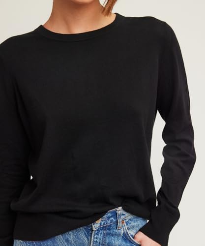 Women's Cotton Cashmere Crewneck4