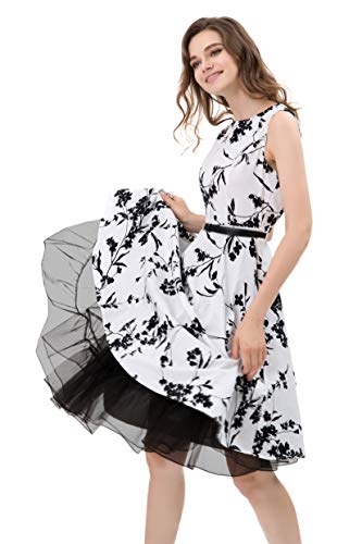 Metemei Women'S 50S Vintage Rockabilly Petticoat 25‘’ Length Net Tulle Underskirt Petticoat Half Slip thumb #3