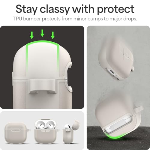 Image of Spigen Cyrill Kajuk for Airpods 4 (2024) Case Cover - Cream