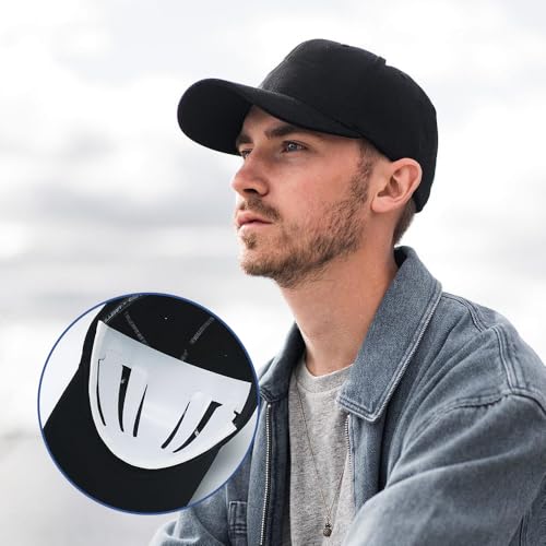 WhizNook 24 Stück Baseballkappen Einsätze Former, Hut Innenstütze, Hüte Innere Stütze, Hut Innere Unterstützung, Hutinnenhalter, Hutformer Universelle Kappen Innenauskleidung für Die Präsentation