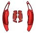 iJDMTOY Aluminum Paddle Shifter Extensions Compatible with Subaru BRZ Impreza WRX Legacy XV Crosstrek Red Matte Finish
