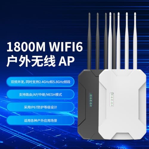Extensor WiFi 6 Exterior 1800Mbps para conectar tu jardín o terraza 6