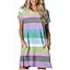 E-green Colorful Striped