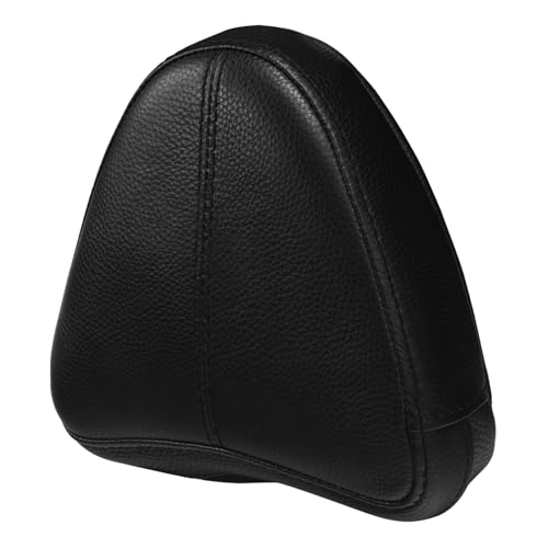 Coussinet de sissy bar passager avec rembourrage ergonomique noir pour selle de moto Scout