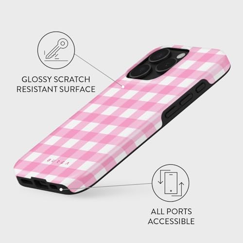 BURGA Unisex Phone Case for iPhone 17 ProMax Dual-Layer Hybrid Design with Shock-Absorbing TPU & Durable Exterior, Scratch-Resistant Finish and Raised Bezel Edge for Screen Protection & Daily Use