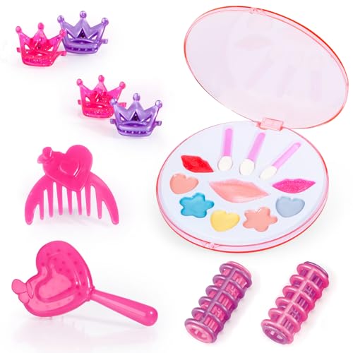 Bayer Design 90025AC Lisa Top Model Frisierkopf Schminkkopf, Puppenkopf mit Haarzubehör, Händen, Make-up, 25 cm, Blond