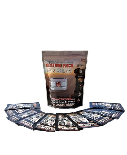 Barocook Flameless Heating Packs 50g (10 Pack) – Water Activated Food Warmer, Portable Food Warmer for Camping, Hiking, Travel & Emergency – Model BP-002