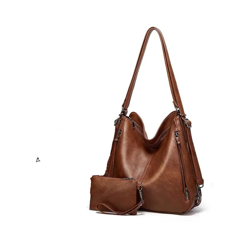 Image of Womanix Tote Handbag for Women, Girls Stylish Fashion Faux Leather Tote Shoulder Bag Classic Solid Color Shoulder Tote Bag Ladies Purse - Daily, Office Use Hobo Bags