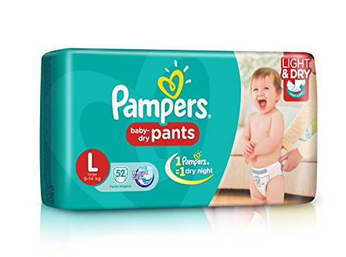 Image of Pampers Large Size Diaper Pants (52 Count)