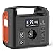 GOLABS Tragbare Powerstation LiFePO4 204Wh mit AC 230V Max 160W Modifizierte Sinuswelle Notstromaggregat Stromspeicher, USB PD60W TypC QC3.0 DC12V Ladeausgang und LED-Licht, R150