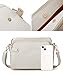 Crossbody Bags for Women Three-Layer Shoulder Bag Vegan Leather Multiple Compartments Handbag Purses Satchel Hobo Clutch 2024