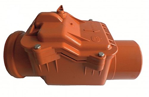 Preisvergleich Produktbild Rückstausicherung-Rückstauverschlus... Ø DN 110 (110 mm), verriegelbare Rückstauklappe mit Edelstahleinlage