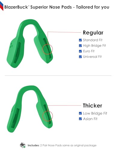 Image of BLAZERBUCK Replacement Nose Piece Nose Pads for Oakley Miter OX8154 Eyeglass
