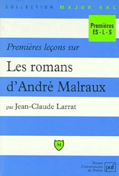 Paperback Premieres lecons sur romans malraux [French] Book