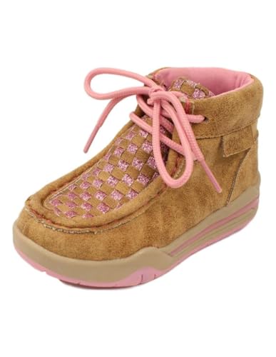 Twister Casual Shoes Girls Lauren Chukka Glitter Lace Tan 443000708