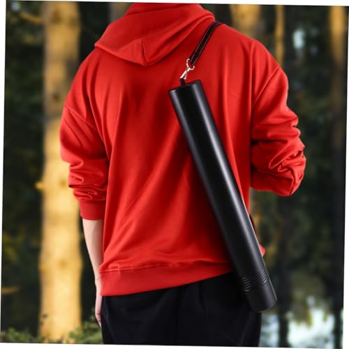 Bolsa telescópica para flechas de plástico negro con soporte desmontable para accesorios 5