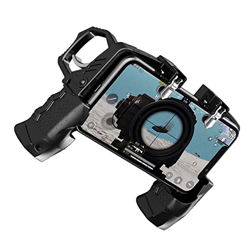 Haofy Manette de Jeu Contrôleur de Jeu Mobile, Expérience de Réaliste pour Téléphone de 4.7 à 6.5 Pouces, Opération à Quatre Doigts