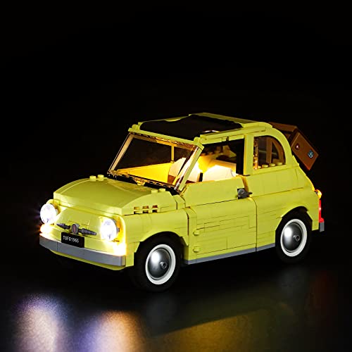 BRIKSMAX Led Beleuchtungsset für Lego Creator FIAT 500 - Compatible with Lego 10271 Bausteinen Modell - Ohne Lego Set…