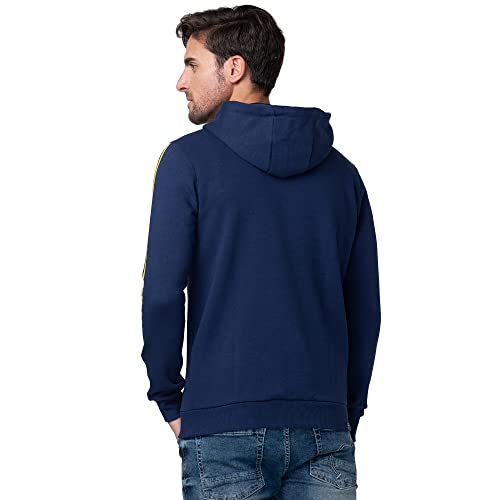 Image of Being Human Men's Solid Cotton Blend Soft Comfortable Long Sleeve Hoody