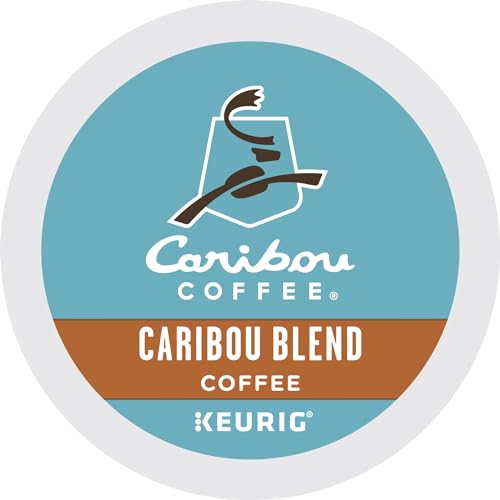 Caribou Coffee Keurig Single-Serve K-Cup Pods, Caribou Blend Medium Roast Coffee, 24 Count