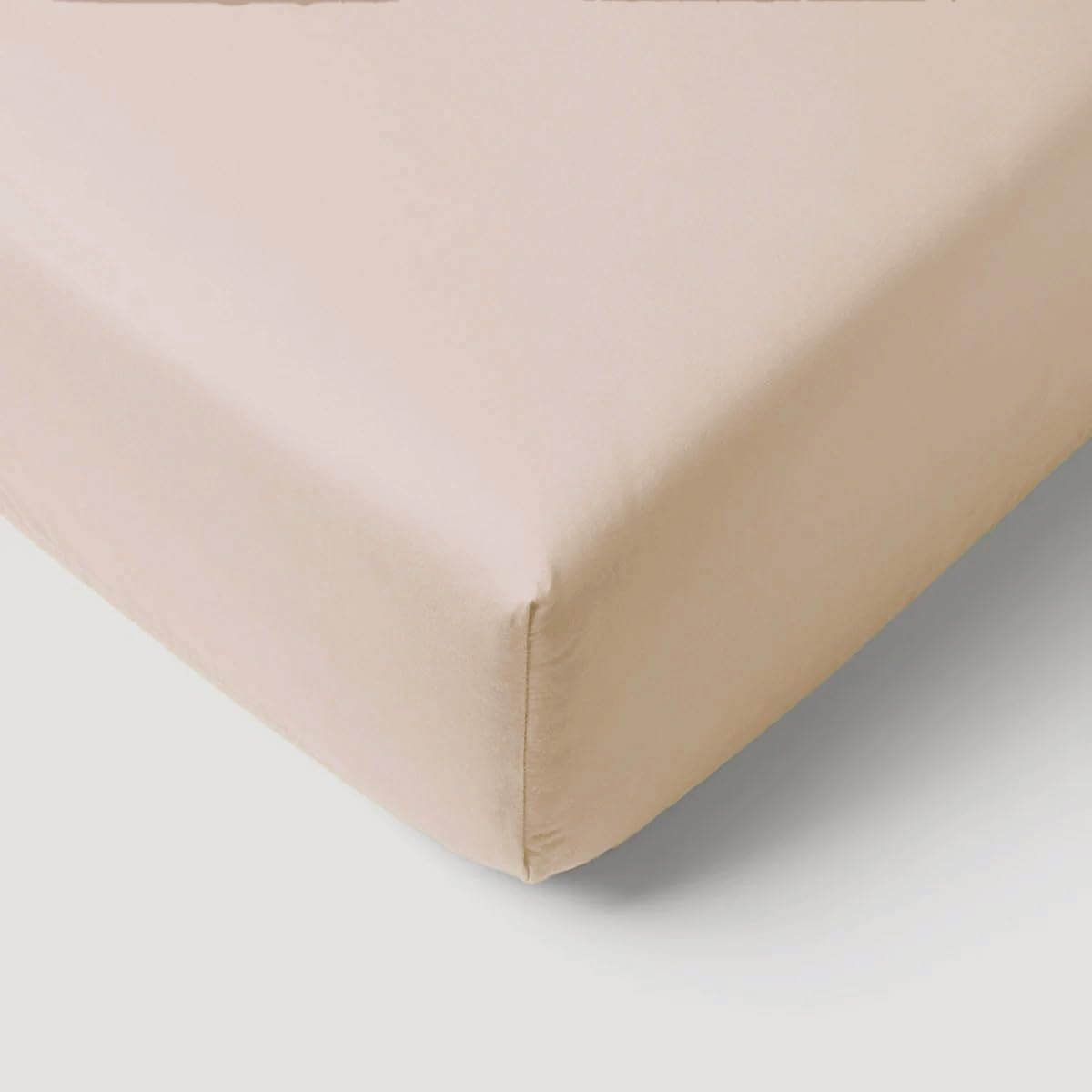 Mon PTIT Dodo Jersey Fitted Sheet 60 x 120 cm Nude