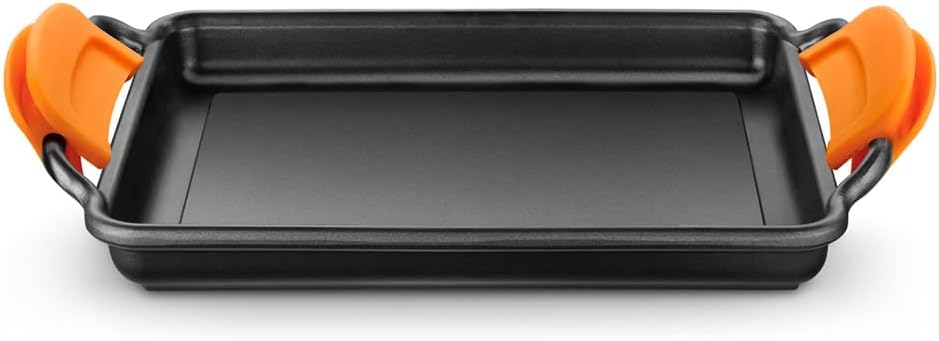 Braisogona M761540 Monix Magma Forged Aluminium Non-Stick Flat Hot Plate, 40 cm, Cast, Black