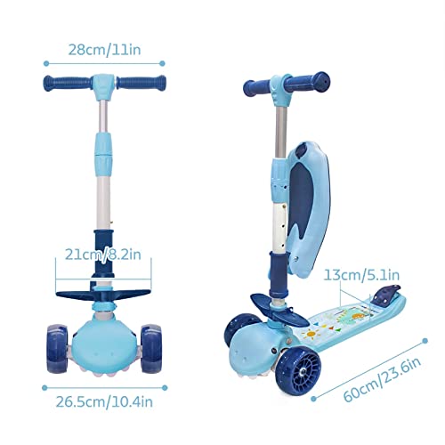 Monopattino per Bambini 3-in-1| Monopattino 3