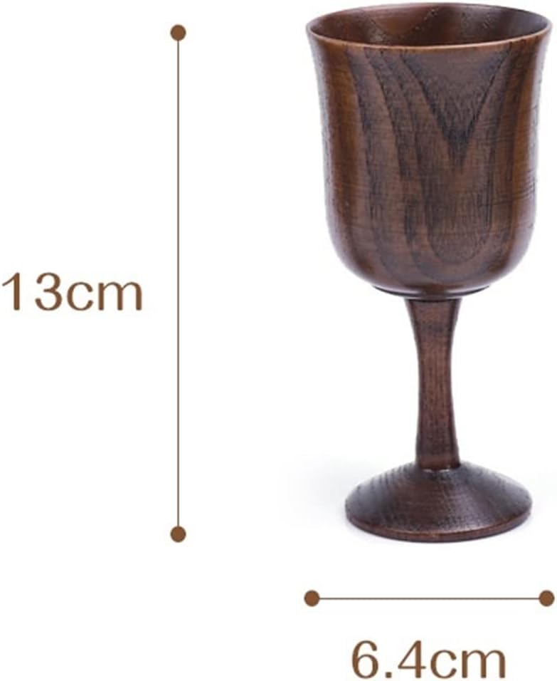 INLIMA Goblet Wooden Wine Glass Wine Glass Goblet