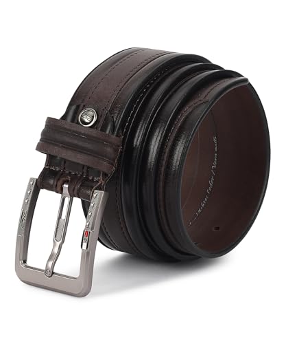 Image of GIL Original Leather Belt for Jeans casual|office wear|branded|black|brown|tan color branded for men Casual Genuine Leather Belt For Men's And Boy's